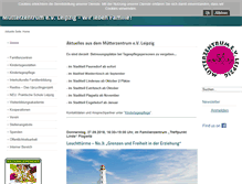 Tablet Screenshot of muetterzentrum-leipzig.de